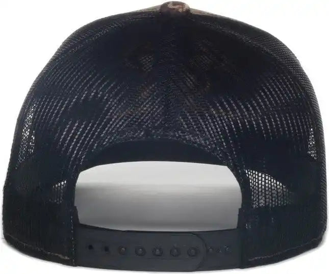 Oc Sports Tru04a Canvas Camo Mesh Back Cap Truetimber Prairie Black / Osfm