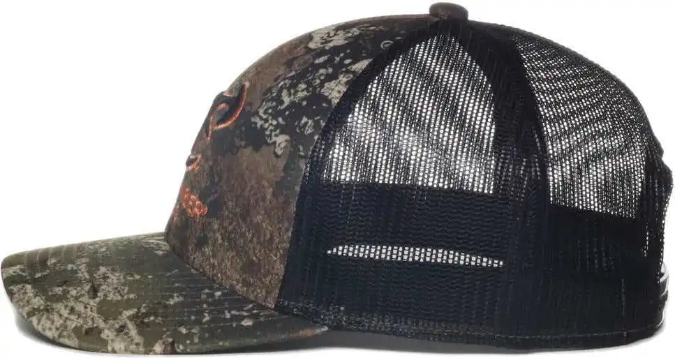 Oc Sports Tru04a Canvas Camo Mesh Back Cap Truetimber Strata Black / Osfm