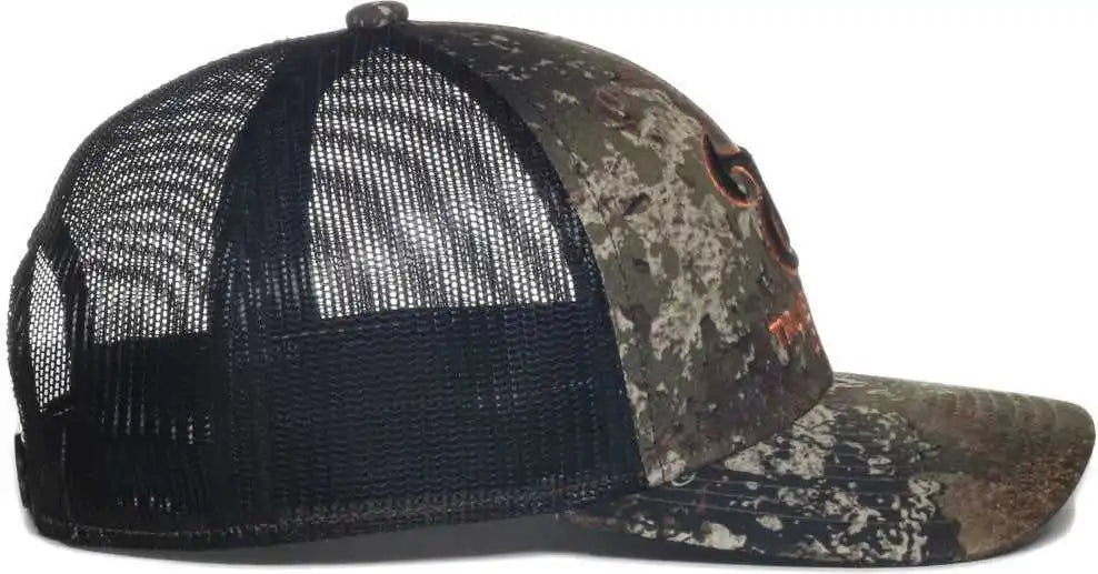 Oc Sports Tru04a Canvas Camo Mesh Back Cap Truetimber Strata Black / Osfm
