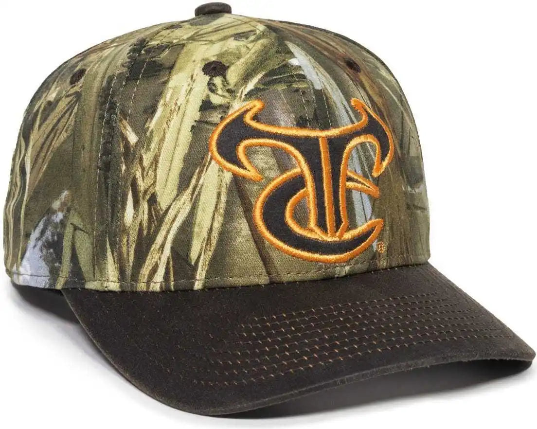 Oc Sports Tru05a Canvas Camo Solid Back Cap Truetimber Drt Dark Brown / 6 7/8’’ 7 1/2’’