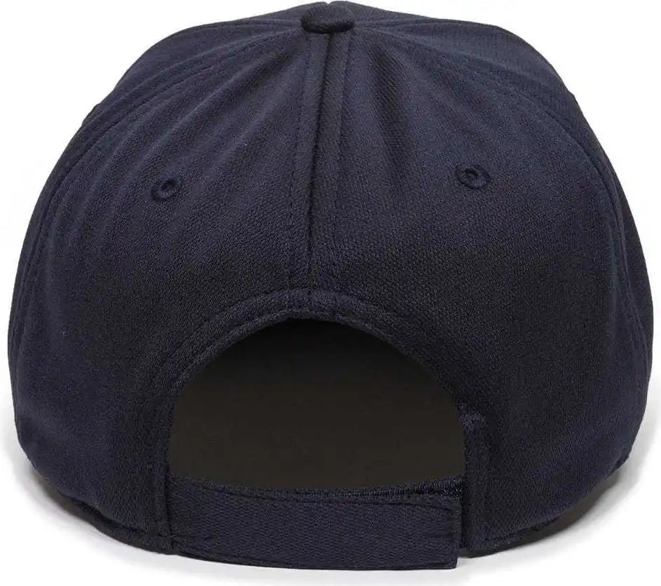 Oc Sports Uc-550sb Umpires Adjustable Short-bill Plate Cap - Dark Navy - 6 7/8’’ - 7 1/2’’