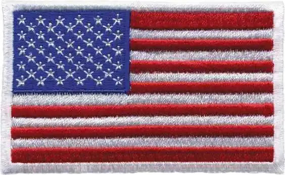 Oc Sports us Flag Patch 3 1/2’’ x 2’’ - Large - Multi Colored
