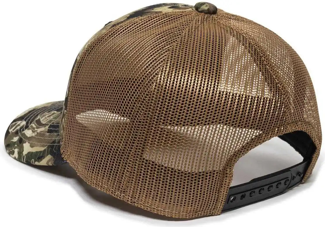 Oc Sports Usa 170 Polyester Camo Mesh Back Cap Veil Whitetail Brown / 6 7/8’’ 7 1/2’’