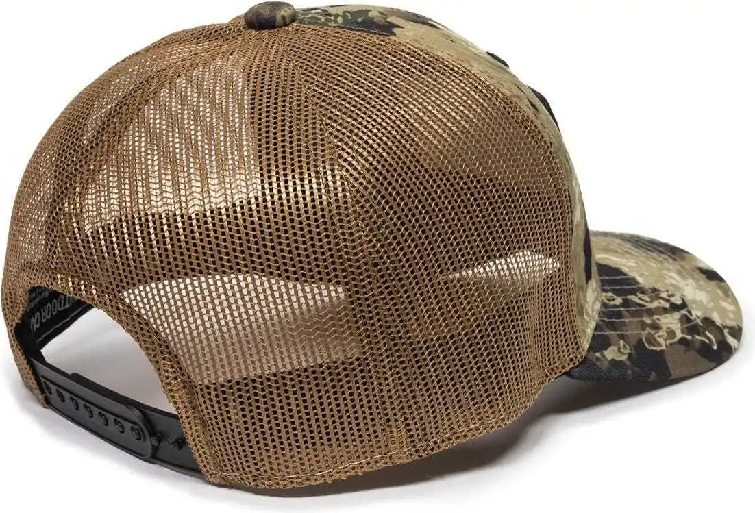 Oc Sports Usa 170 Polyester Camo Mesh Back Cap Veil Whitetail Brown / 6 7/8’’ 7 1/2’’