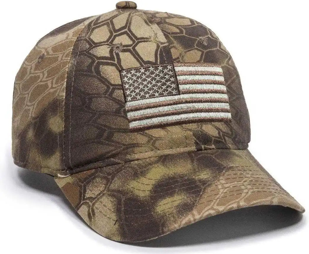 Oc Sports Usa-200 Adjustable Cap - Kryptek Highlander - 6 7/8’’ - 7 1/2’’