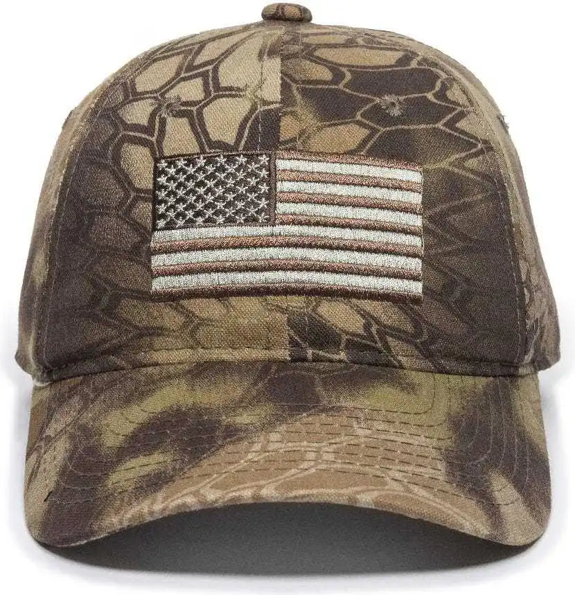Oc Sports Usa-200 Adjustable Cap - Kryptek Highlander - 6 7/8’’ - 7 1/2’’