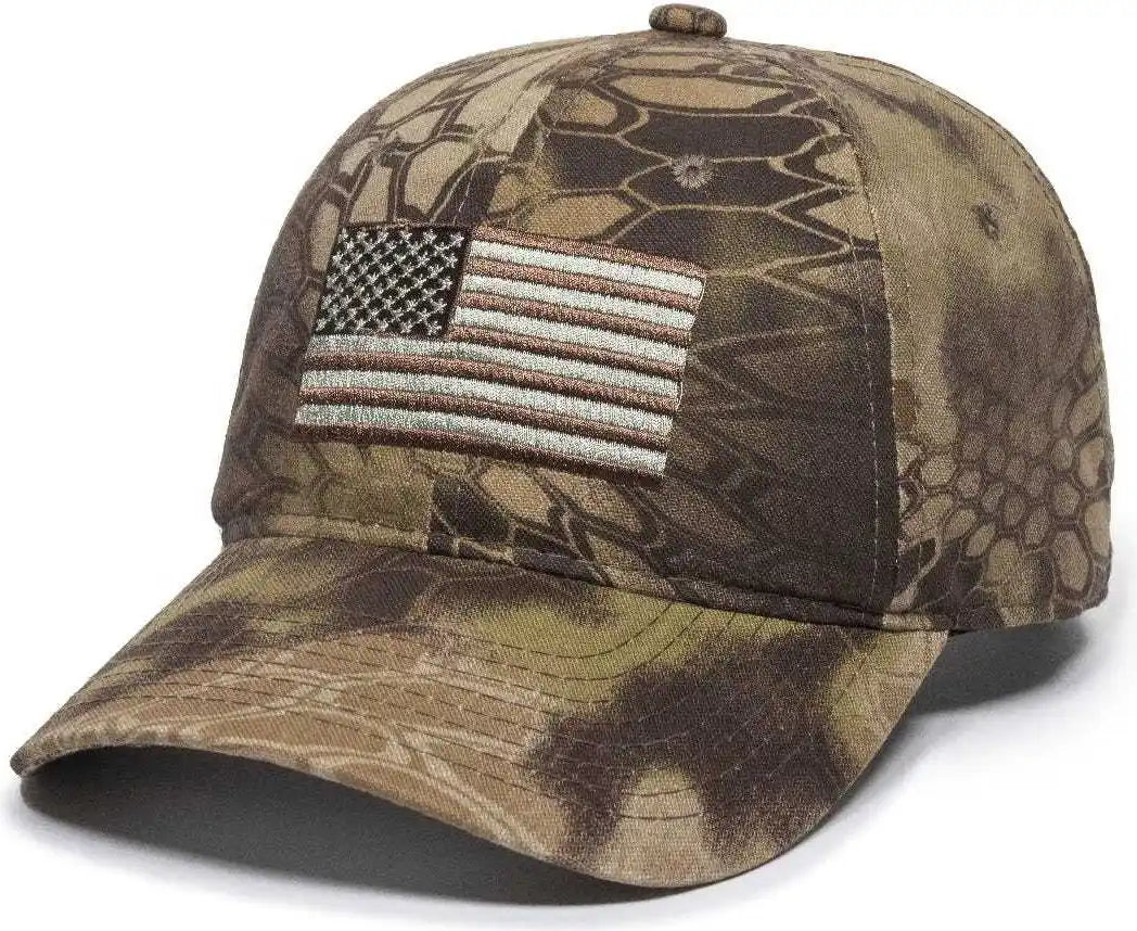 Oc Sports Usa-200 Adjustable Cap - Kryptek Highlander - 6 7/8’’ - 7 1/2’’