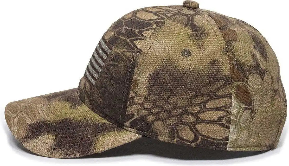 Oc Sports Usa-200 Adjustable Cap - Kryptek Highlander - 6 7/8’’ - 7 1/2’’