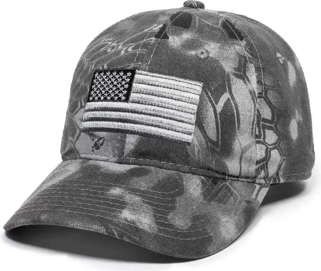 Oc Sports Usa-200 Adjustable Cap - Kryptek Raid - 6 7/8’’ - 7 1/2’’
