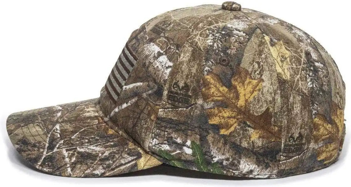 Oc Sports Usa-200 Adjustable Cap - Realtree Edge - 6 7/8’’ - 7 1/2’’