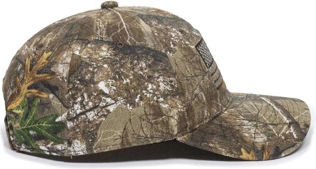 Oc Sports Usa-200 Adjustable Cap - Realtree Edge - 6 7/8’’ - 7 1/2’’