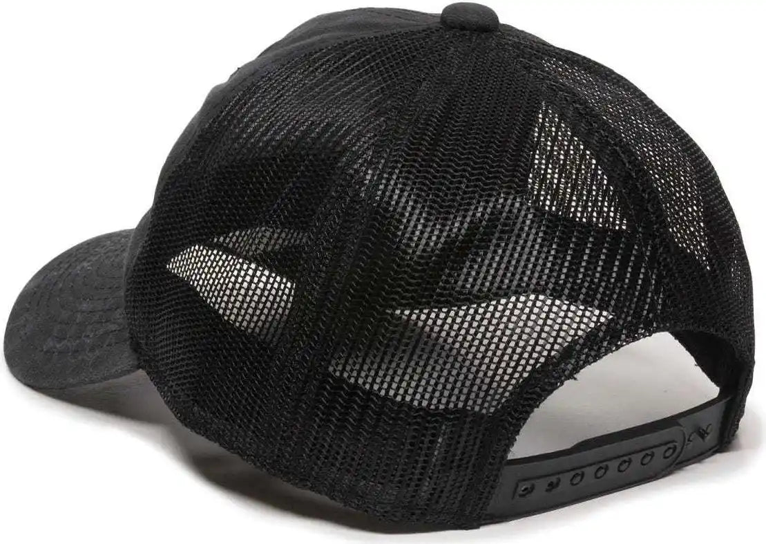 Oc Sports Usa-200m Adjustable Mesh Back Cap - Kryptek Typhon Black - 6 7/8’’ - 7 1/2’’