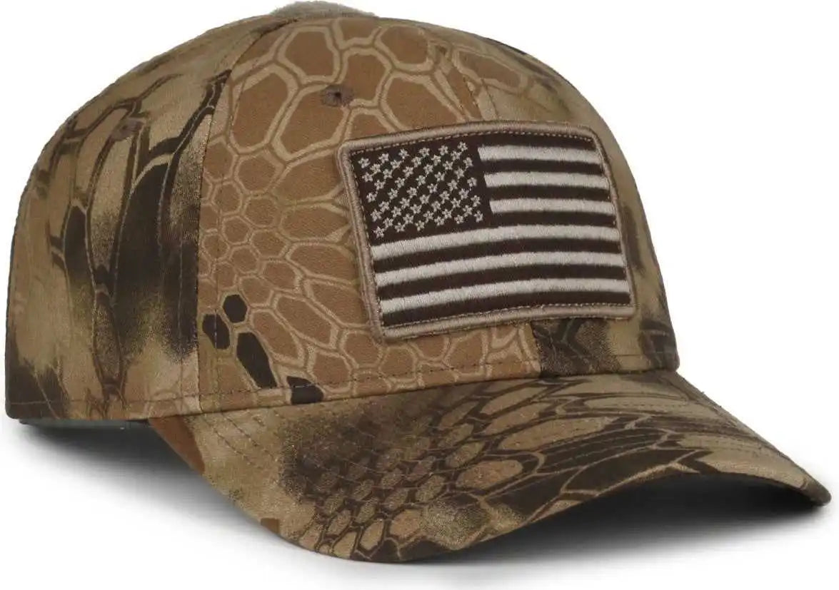 Oc Sports Usa-200v Adjustable no Button Cap - Kryptek Highlander - 6 7/8’’ - 7 1/2’’