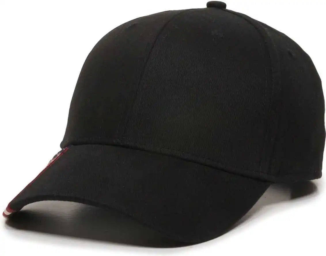 Oc Sports Usa-300 Adjustable American Flag on Bill Cap - Black Usa2 - Usa2 / Osfm