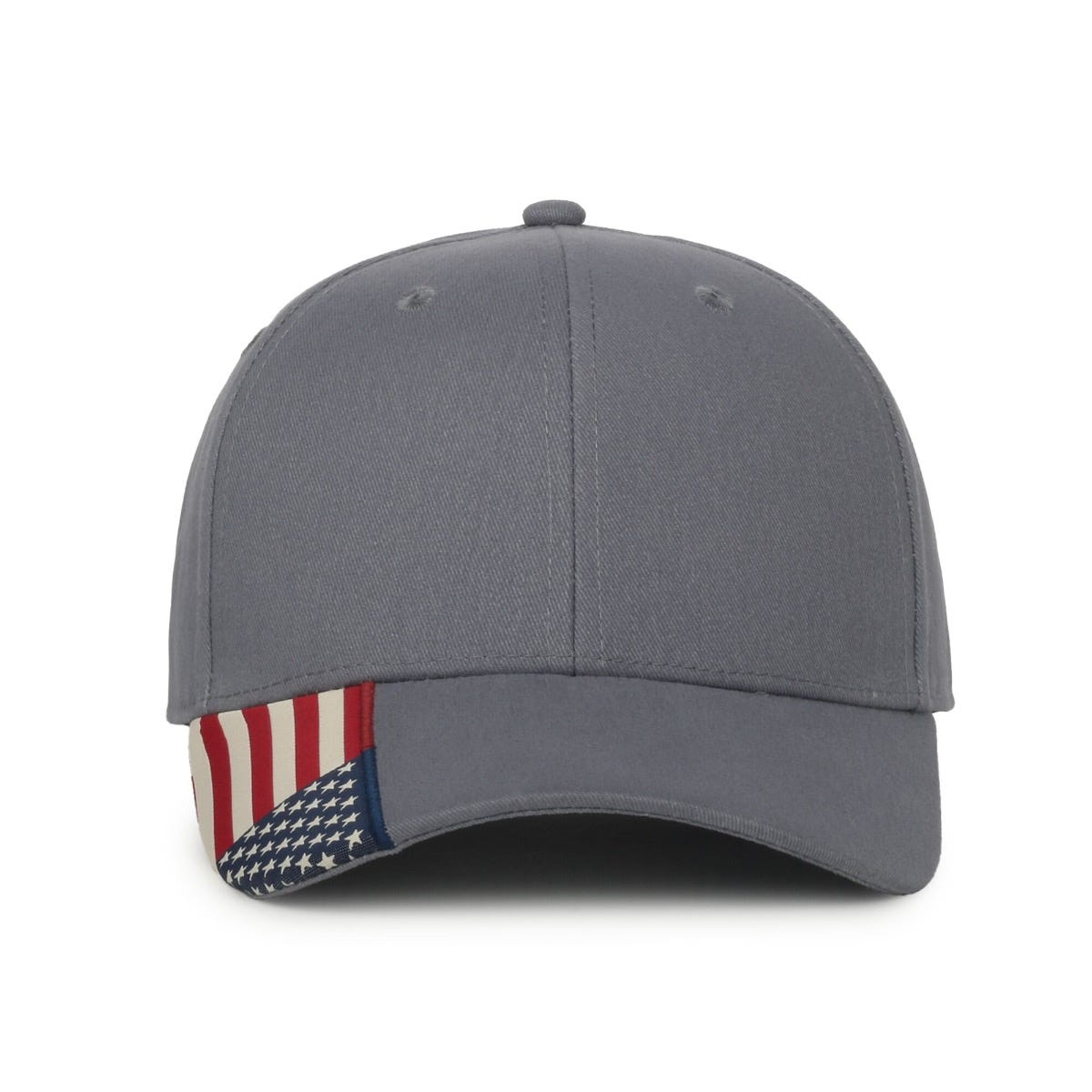 Oc Sports Usa-300 Adjustable American Flag on Bill Cap - Charcoal