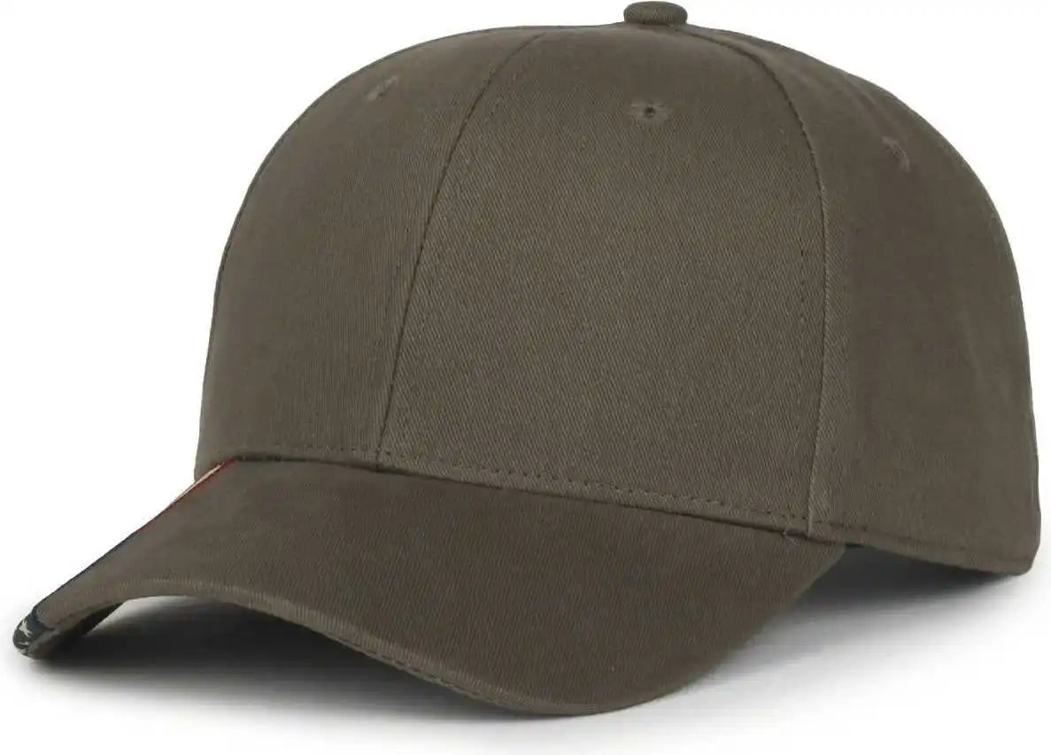 Oc Sports Usa-300 Adjustable American Flag on Bill Cap - Olive Usa2 - Usa2 / Osfm