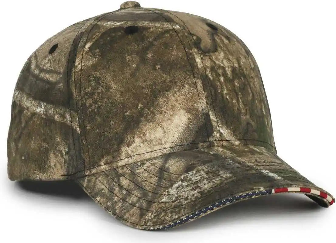 Oc Sports Usa-350 Adjustable Cap - Realtree Apx - Khaki / Osfm