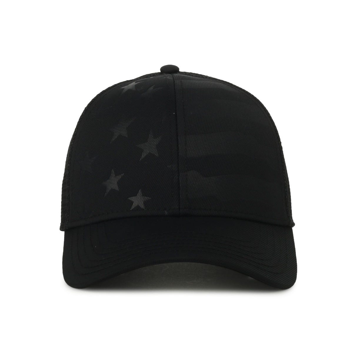 Oc Sports Usa-751m American Flag Mesh Back Cap - Black/black