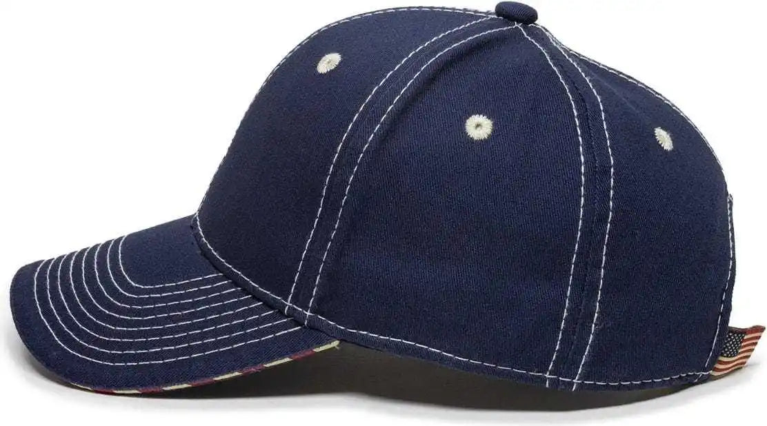 Oc Sports Usa-800 Adjustable Cap - Navy - 6 7/8’’ - 7 1/2’’