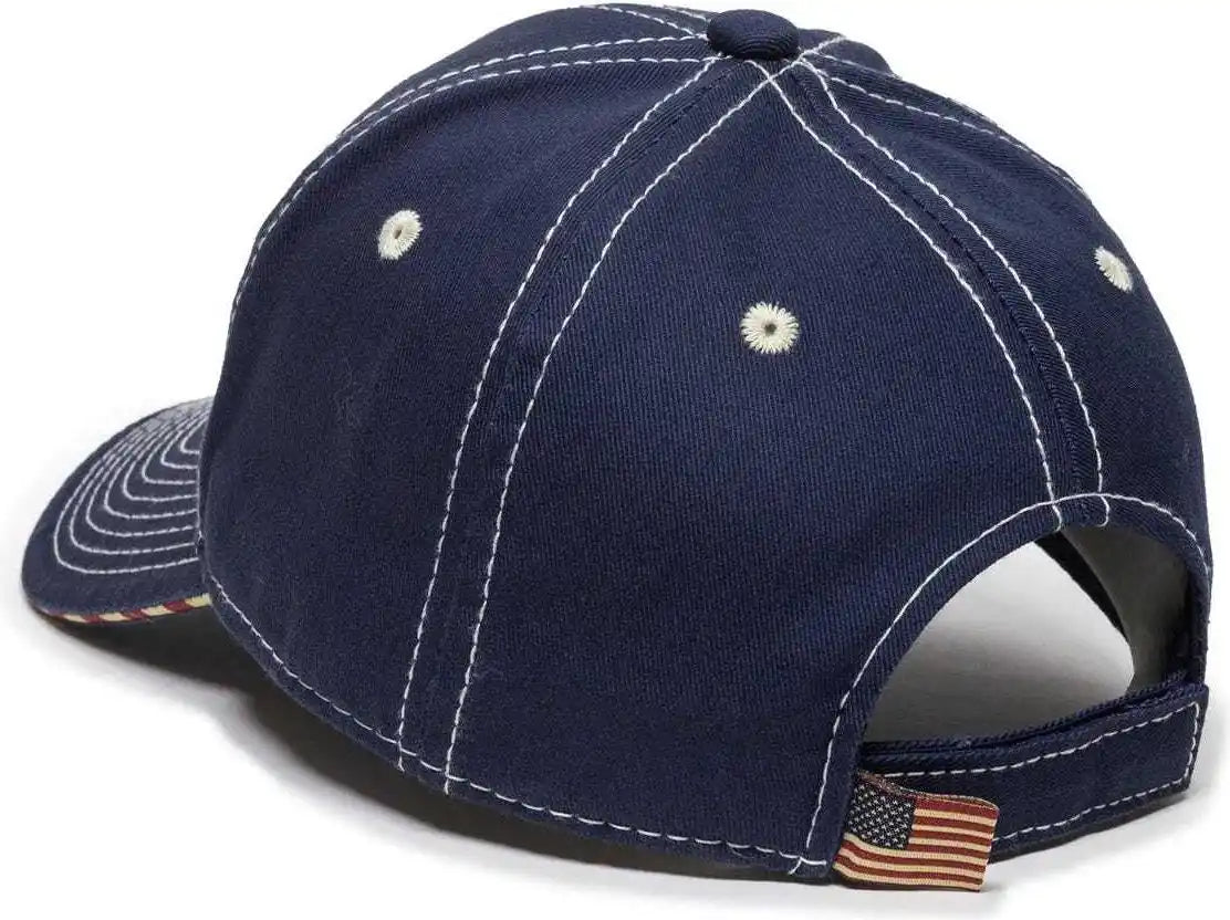 Oc Sports Usa-800 Adjustable Cap - Navy - 6 7/8’’ - 7 1/2’’
