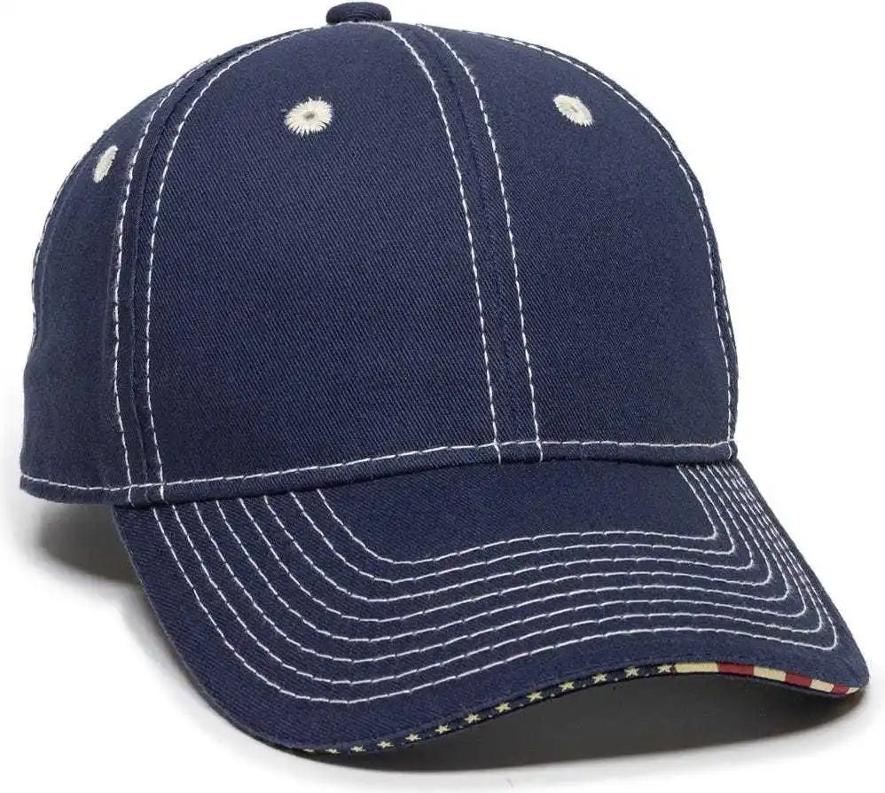 Oc Sports Usa-800 Adjustable Cap - Navy - 6 7/8’’ - 7 1/2’’