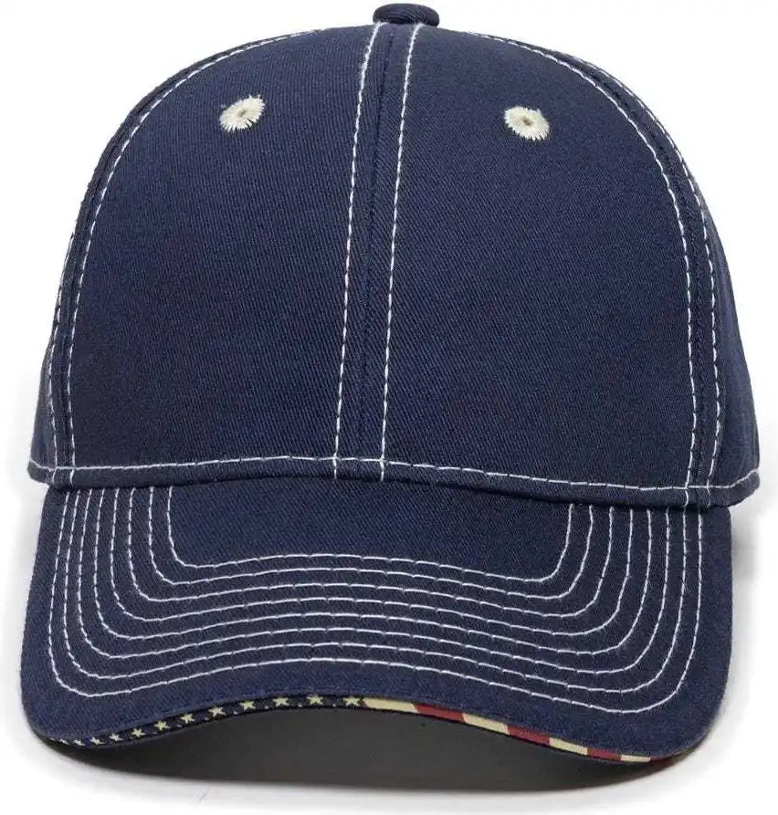 Oc Sports Usa-800 Adjustable Cap - Navy - 6 7/8’’ - 7 1/2’’