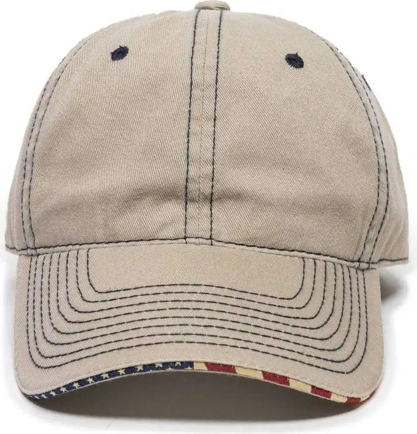 Oc Sports Usa-850 Adjustable Cap - Khaki - 6 7/8’’ - 7 1/2’’