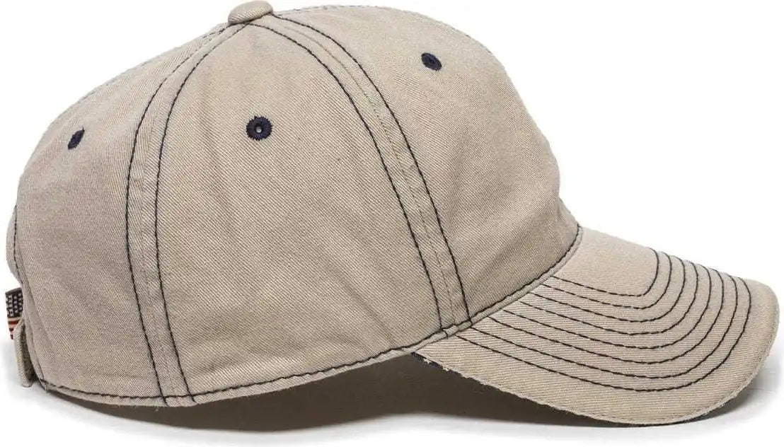 Oc Sports Usa-850 Adjustable Cap - Khaki - 6 7/8’’ - 7 1/2’’