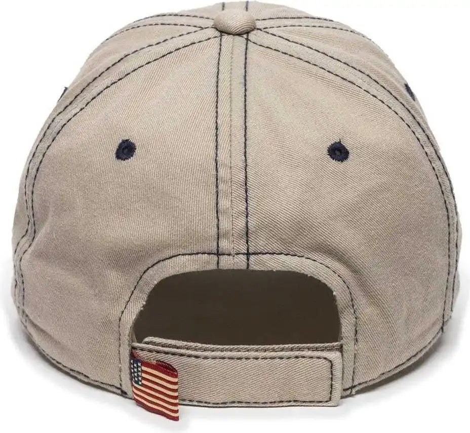 Oc Sports Usa-850 Adjustable Cap - Khaki - 6 7/8’’ - 7 1/2’’