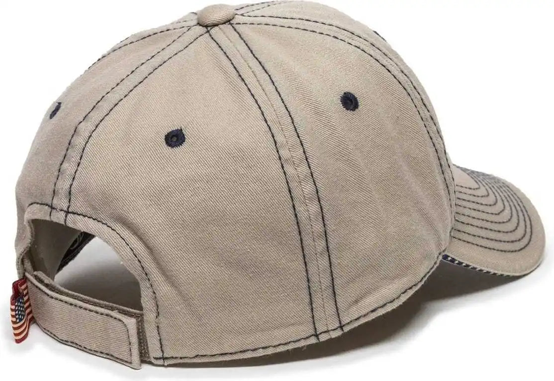 Oc Sports Usa-850 Adjustable Cap - Khaki - 6 7/8’’ - 7 1/2’’