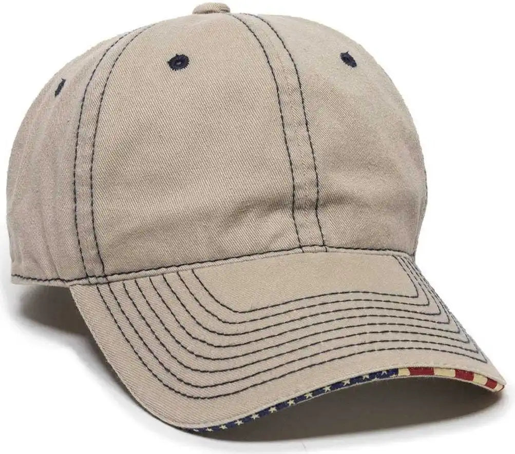 Oc Sports Usa-850 Adjustable Cap - Khaki - 6 7/8’’ - 7 1/2’’