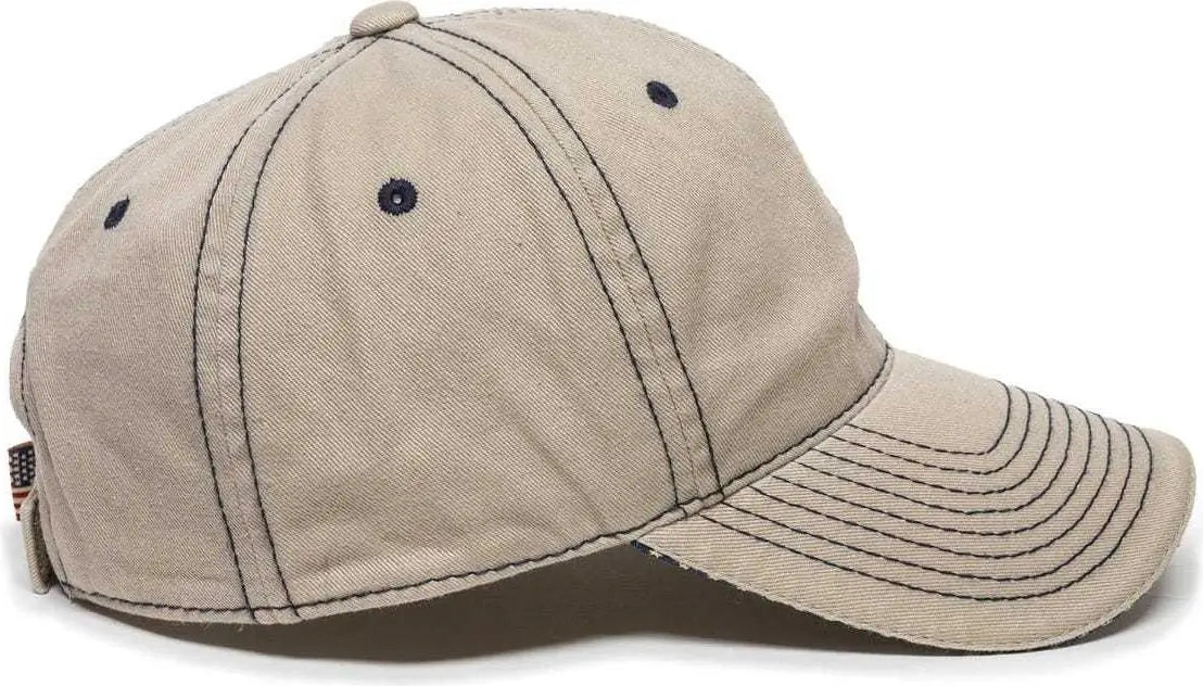 Oc Sports Usa-850 Adjustable Cap - Khaki - 6 7/8’’ - 7 1/2’’