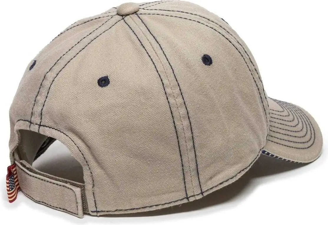 Oc Sports Usa-850 Adjustable Cap - Khaki - 6 7/8’’ - 7 1/2’’