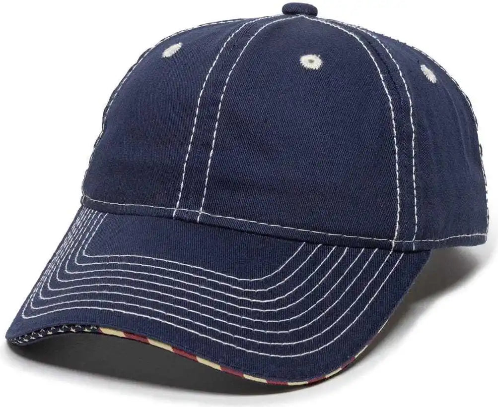 Oc Sports Usa-850 Adjustable Cap - Navy - 6 7/8’’ - 7 1/2’’