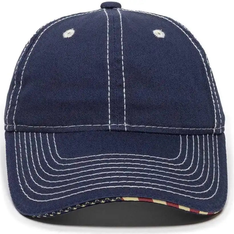 Oc Sports Usa-850 Adjustable Cap - Navy - 6 7/8’’ - 7 1/2’’
