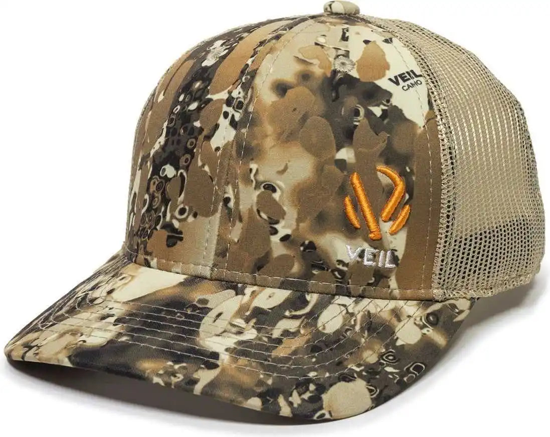 Oc Sports Veil-001 Veil Camo Mesh Back Cap - Veil Avayde Natural - Osfm