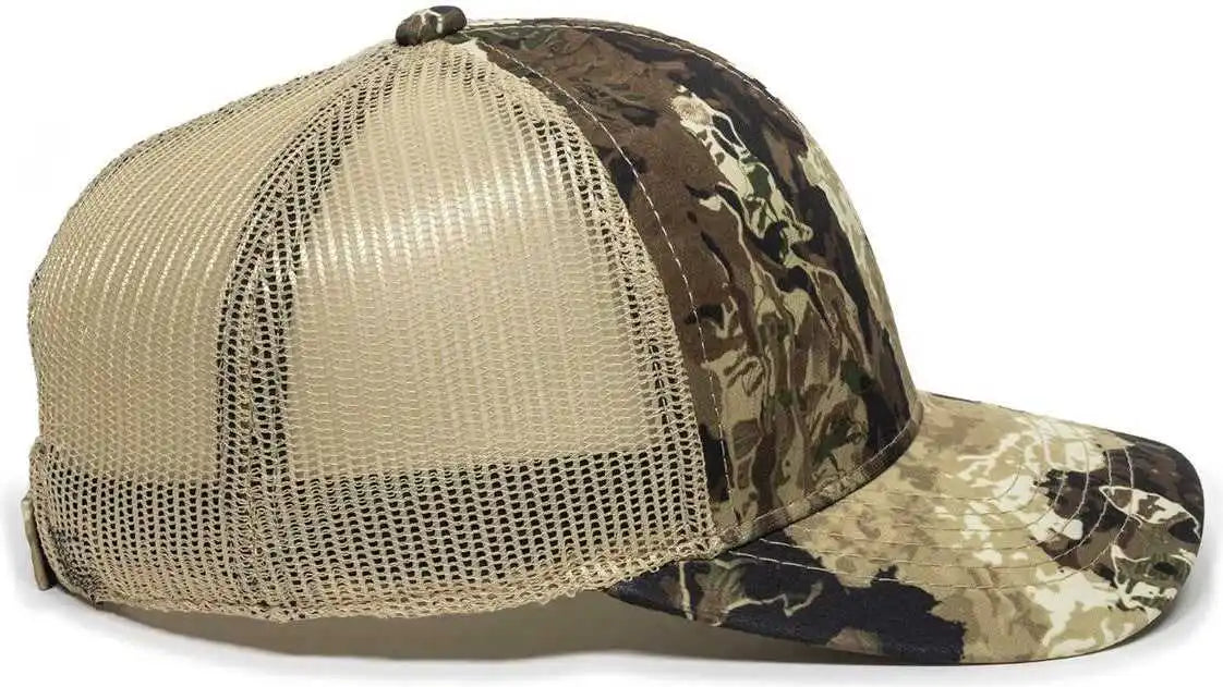 Oc Sports Veil-001 Veil Camo Mesh Back Cap - Veil Whitetail Natural - Ivory / 6 7/8’’ - 7 1/2’’