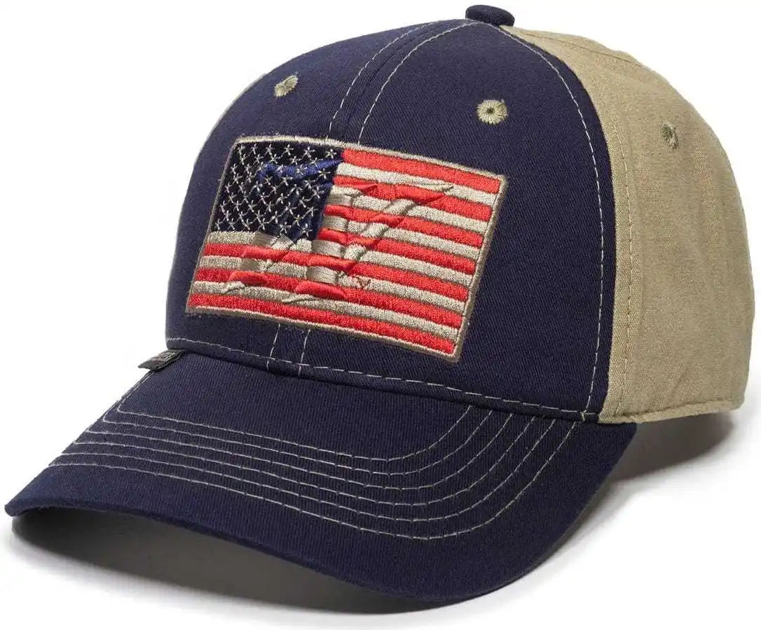 Oc Sports Win48a Winchester Cap - Navy Khaki - 6 7/8’’ - 7 1/2’’
