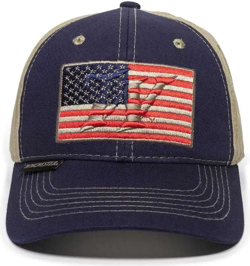 Oc Sports Win48a Winchester Cap - Navy Khaki - 6 7/8’’ - 7 1/2’’
