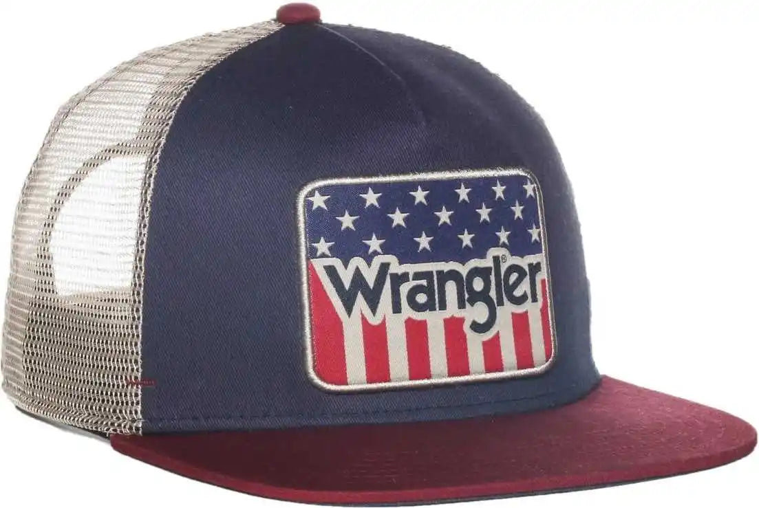 Oc Sports Wra-101 Wranger Mesh Back Lastic Snap Closure Cap - Navy Khaki - Osfm