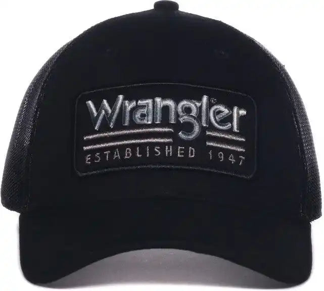 Oc Sports Wra-105 Wranger Mesh Back Curved Visor Cap - Black - Osfm