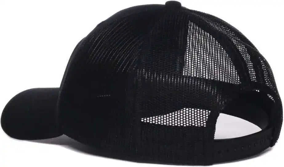 Oc Sports Wra-105 Wranger Mesh Back Curved Visor Cap - Black - Osfm
