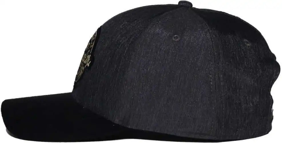 Oc Sports Wra-106 Wranger Pro Crown Slightly Curved Visor Cap - Black - Osfm