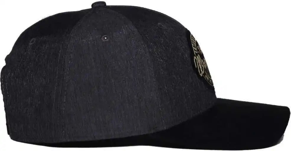 Oc Sports Wra-106 Wranger Pro Crown Slightly Curved Visor Cap - Black - Osfm