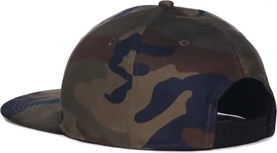Oc Sports Wra-110 Wranger Flat Visor High Crown Cap - Generic Camo - Osfm