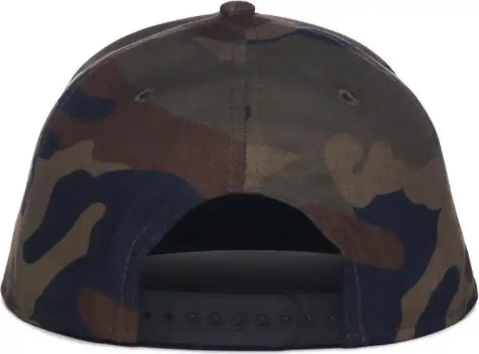 Oc Sports Wra-110 Wranger Flat Visor High Crown Cap - Generic Camo - Osfm