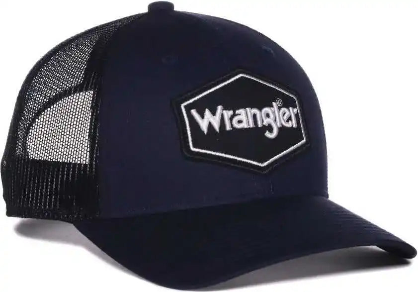 Oc Sports Wra-112 Wranger Mesh Back Slightly Curved Visor Cap - Navy Black - Osfm