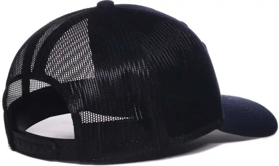 Oc Sports Wra-112 Wranger Mesh Back Slightly Curved Visor Cap - Navy Black - Osfm
