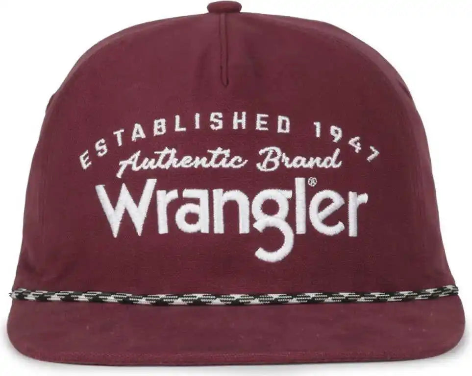Oc Sports Wra-117 Wranger Cap Unstructured with Cord - Maroon - Osfm