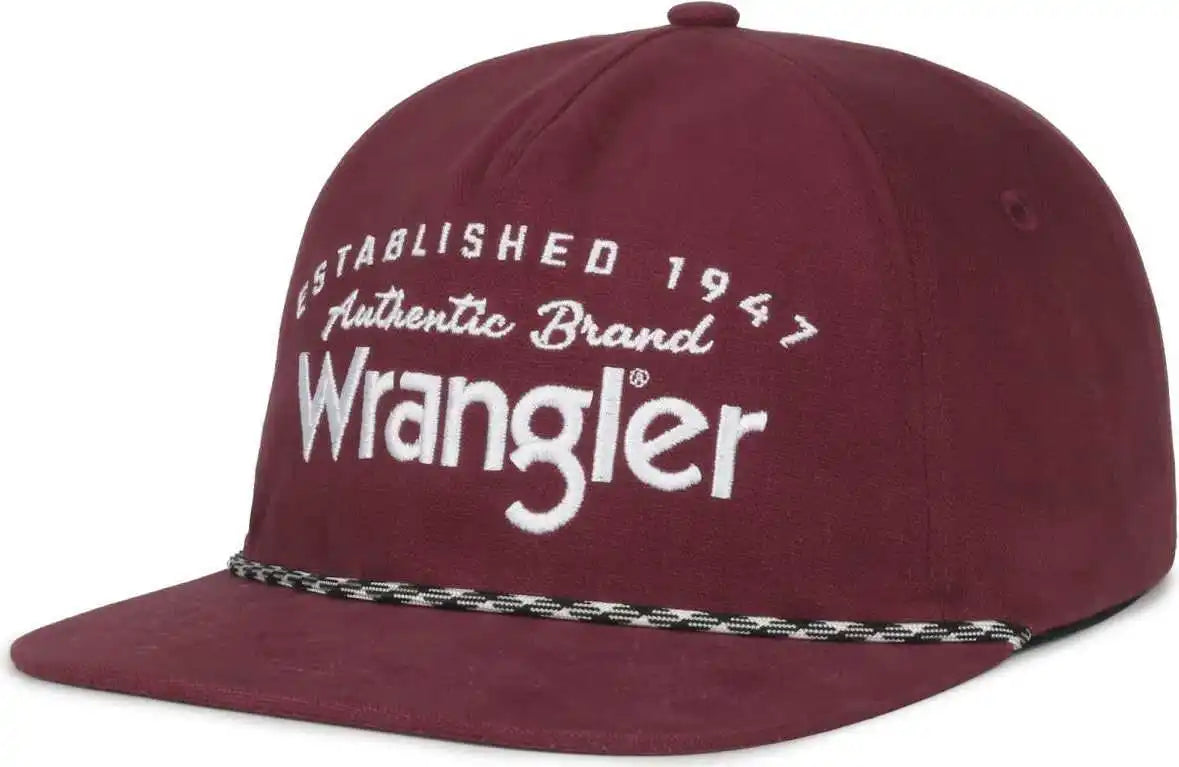 Oc Sports Wra-117 Wranger Cap Unstructured with Cord - Maroon - Osfm